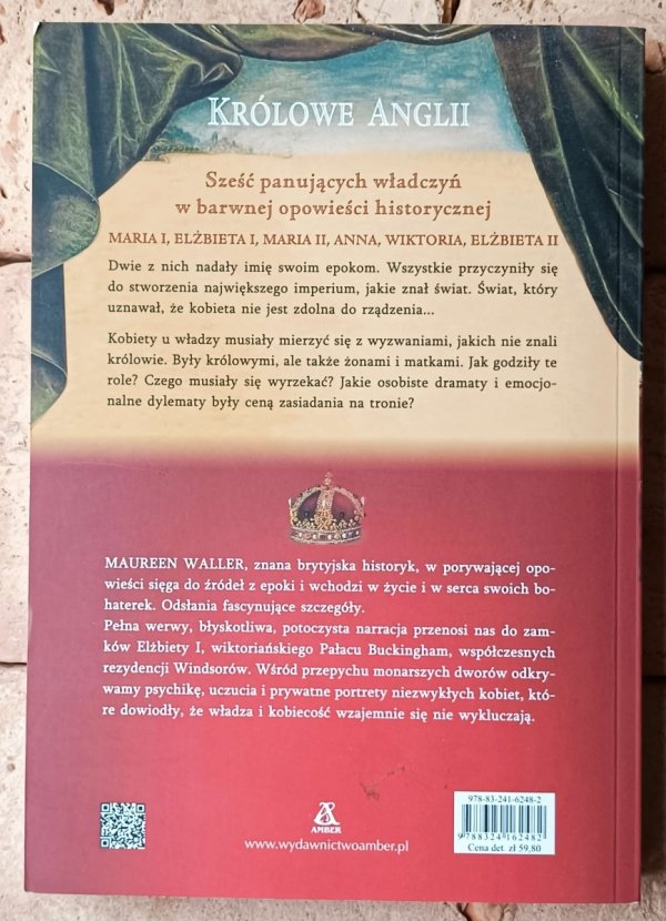 Maureen Waller Królowe Anglii - okładka