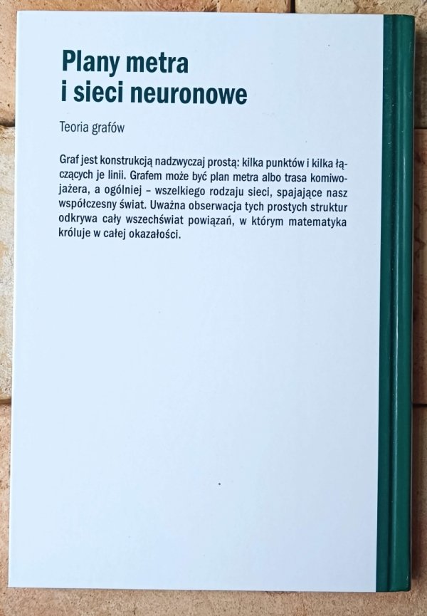Claudi Alsina Plany metra i sieci neuronowe. Teoria grafów - okładka