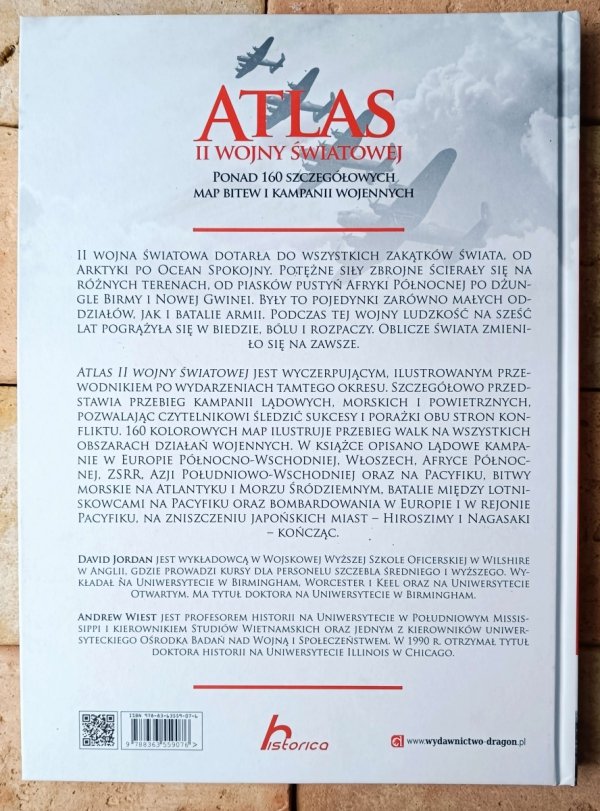 David Jordan  Atlas II Wojny Światowej - okładka