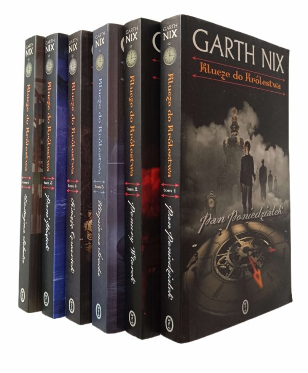 Garth Nix x6 • Cykl Klucze do Królestwa [komplet 6 tomów] - okładka