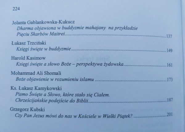 Księgi święte a słowo Boże