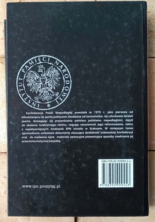Konfederacja Polski Niepodległej w Krakowie 1979–1990 • Wybór dokumentów - okładka