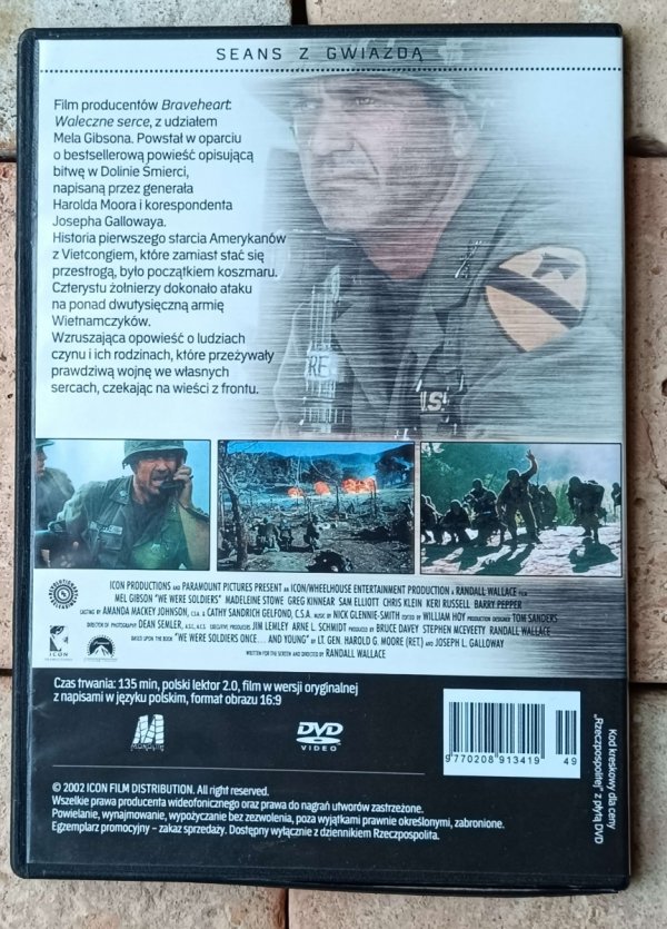 Randall Wallace • Byliśmy Żołnierzami • DVD - okładka