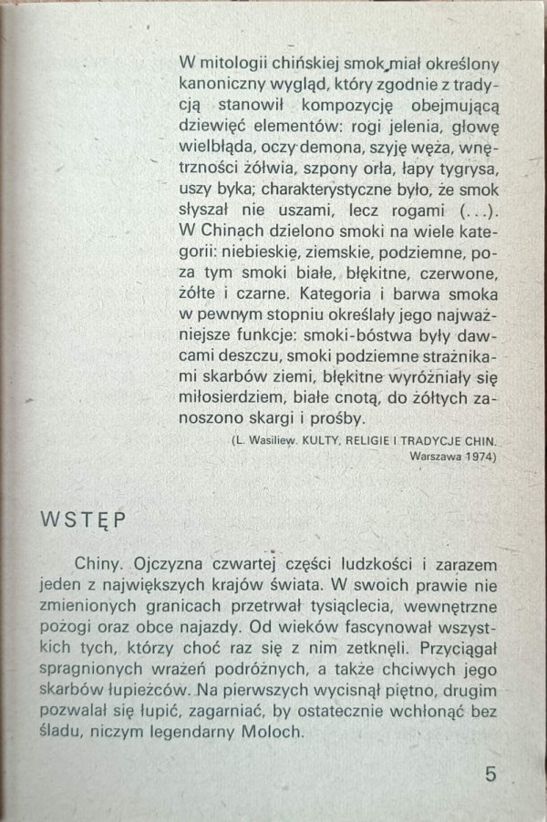 Wiesław Olszewski W kręgu złotego smoka [Chiny] - fragment