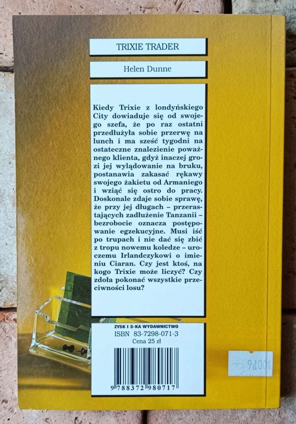 Helen Dunne Trixie Trader - okładka