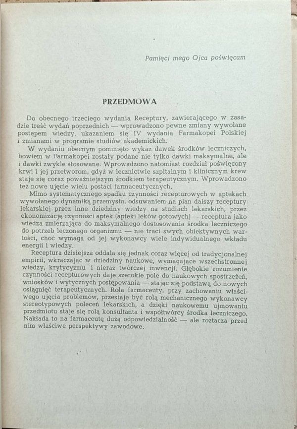 Stanisław Bukowski - Receptura | Zarys technologii lekarstw