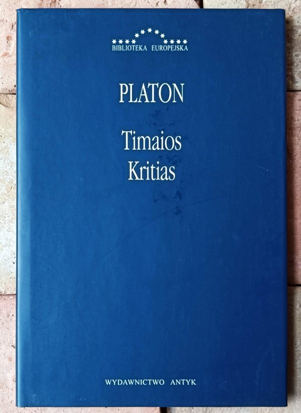 Platon • Timaios. Kritias [Biblioteka Europejska] - okładka