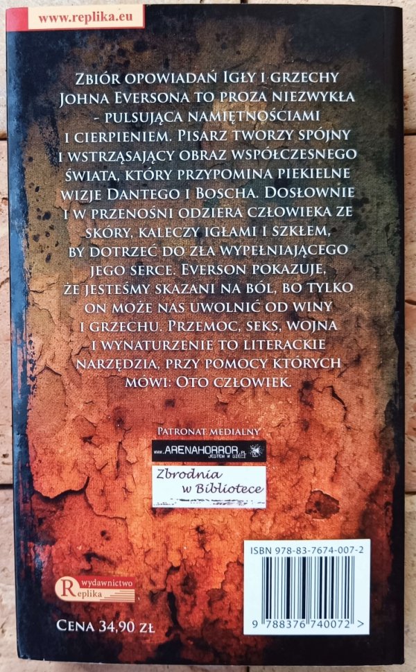 John Everson Igły i grzechy