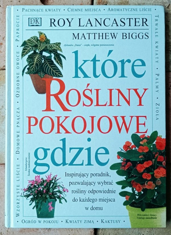 Roy Lancaster • Rośliny pokojowe - okładka