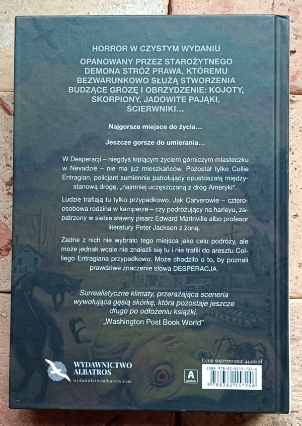 Stephen King - Desperacja - okładka
