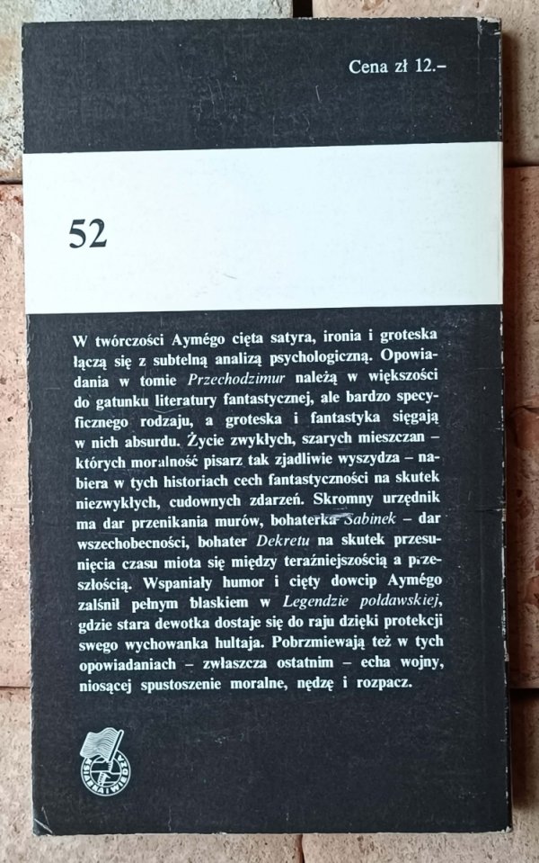 Marcel Ayme • Przechodzimur - okładka