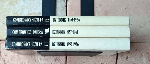 Witold Gombrowicz x3  Dziennik 1953-1966 | komplet | twarda - okładka