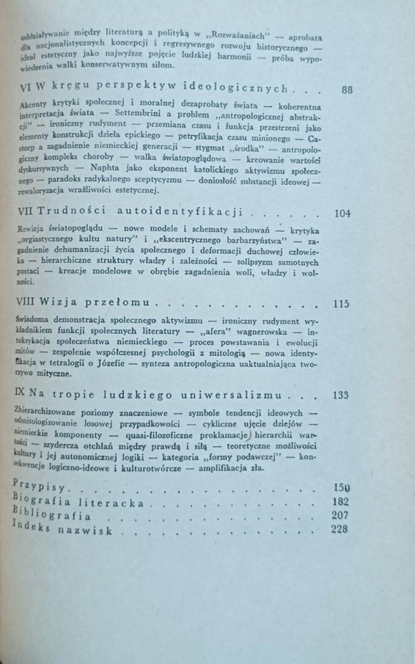 Norbert Honsza • Nad twórczością Tomasza Manna