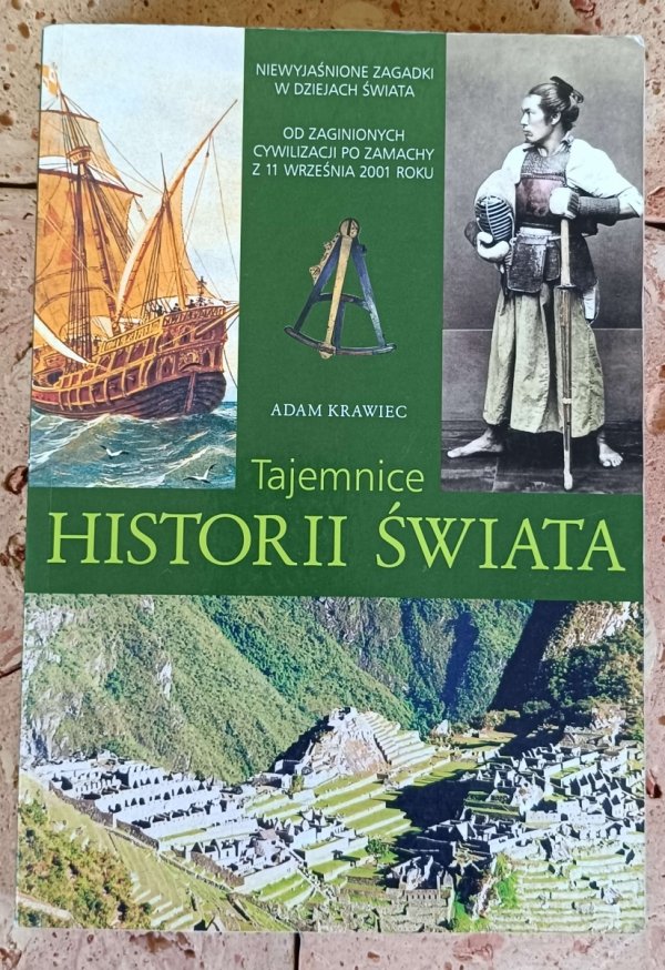 Adam Krawiec - Tajemnice historii świata - okładka