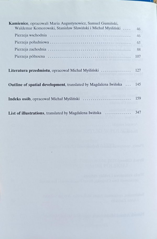 Katalog Zabytków Sztuki - Kraków | Mury Obronne Planty Rynek Główny