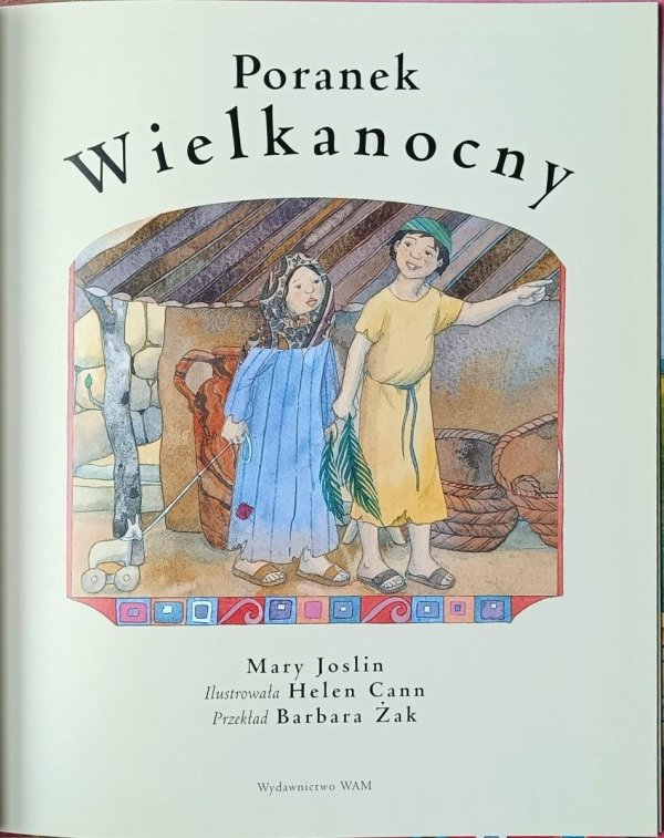 Mary Joslin Poranek wielkanocny - strona tytułowa