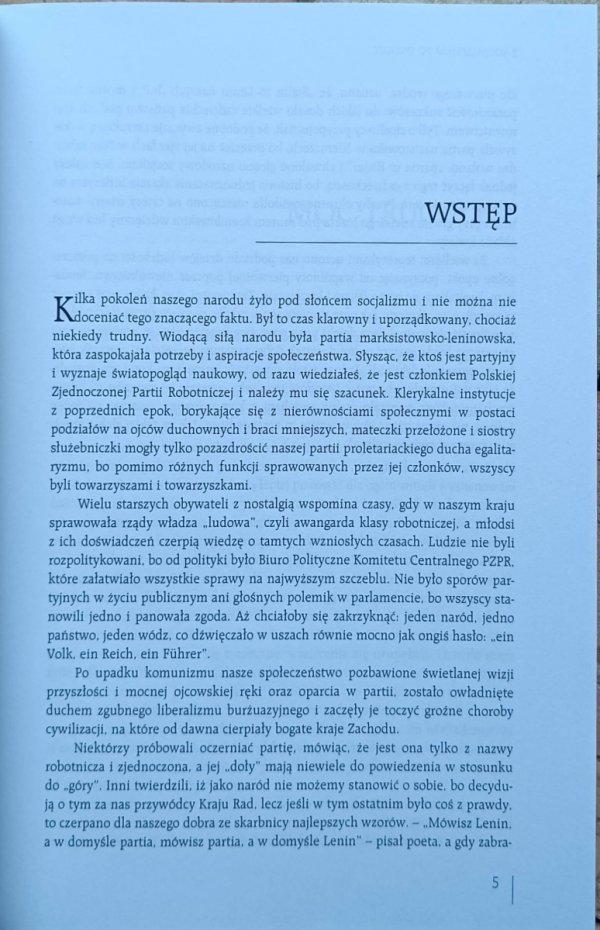 Adam Gruszecki Z socjalizmem po drodze - wstęp