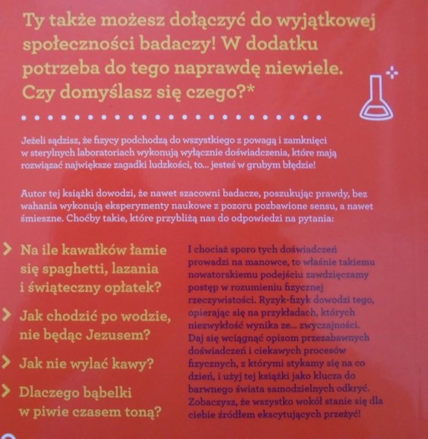 Michał Krupiński • Ryzyk Fizyk czyli sens niepoważnych eksperymentów naukowych