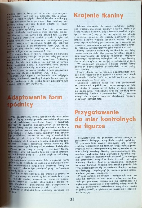 Barbara Ignatowska  ABC kroju i szycia - fragment