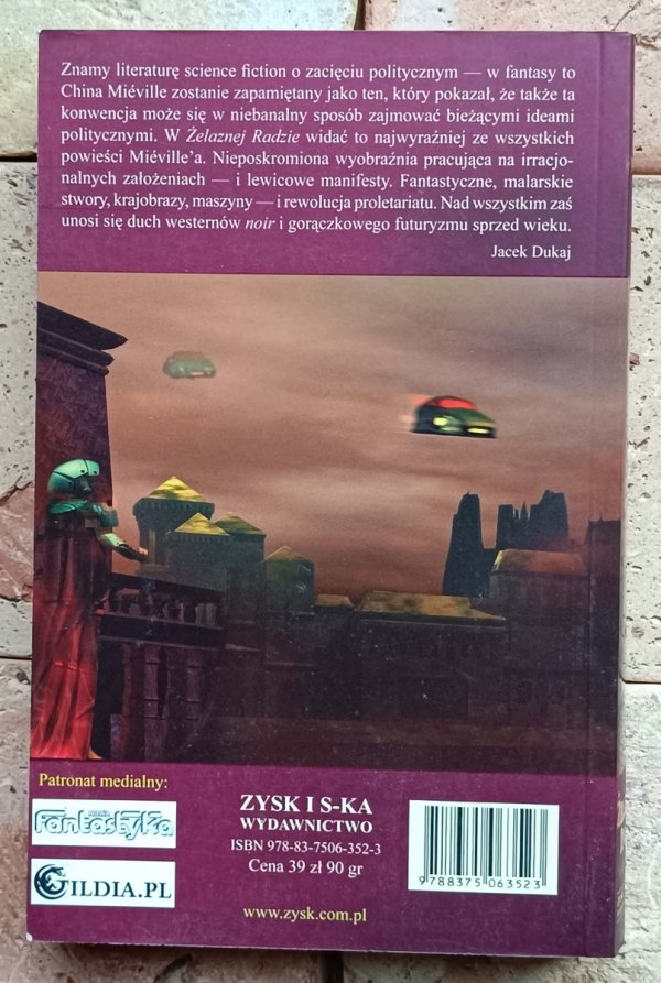 China Mieville - Żelazna rada | Clarke Award - okładka