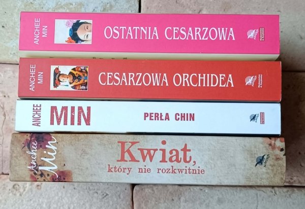 Anchee Min x4 • Cesarzowa Orchidea - Ostatnia cesarzowa - Perła Chin i inna | komplet - okładka