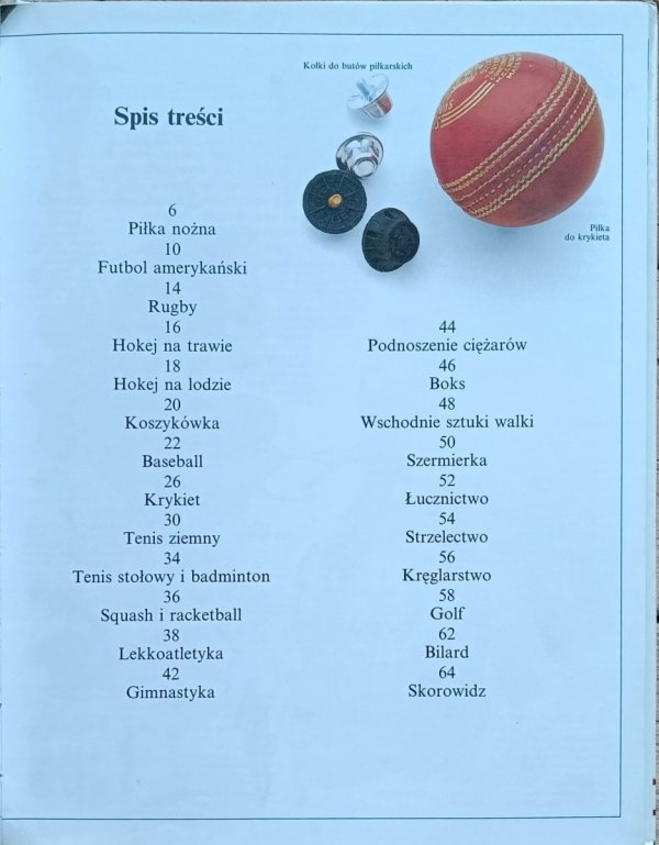 Tim Hammond - Sport  | Patrzę Podziwiam Poznaję  - spis treści