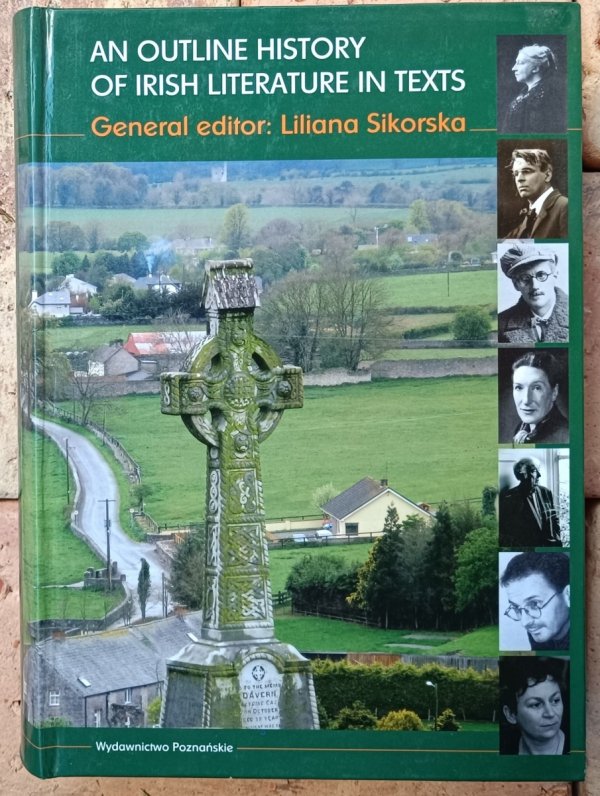 Okładka książki An Outline History of Irish Literature in Texts autorstwa Liliany Sikorskiej