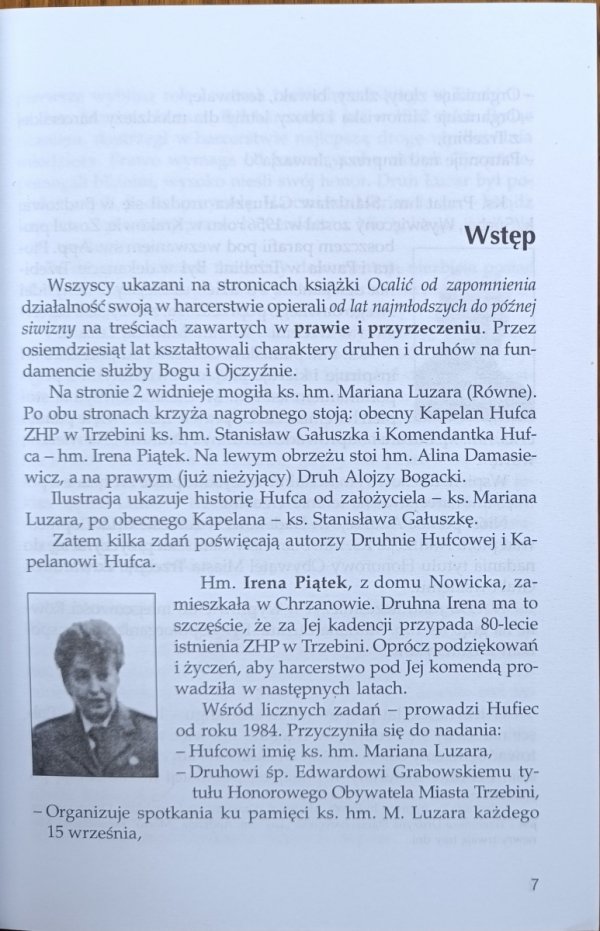 Tadeusz Gaweł, Ryszard Schumacher • Ocalić od zapomnienia. Ksiądz Marian Luzar i Jego harcerze [harcerstwo] [dedykacja autorska]