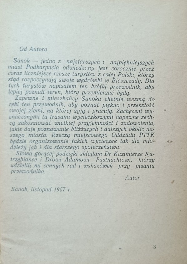 Stefan Stefański Sanok i okolice