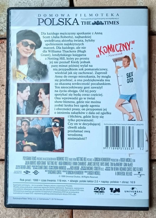Roger Michell • Notting Hill • DVD - okładka