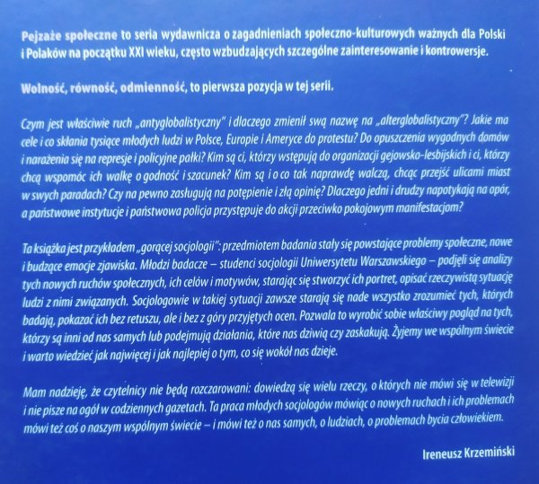 Wolność, równość, odmienność. Nowe ruchy społeczne w Polsce początku XXI wieku