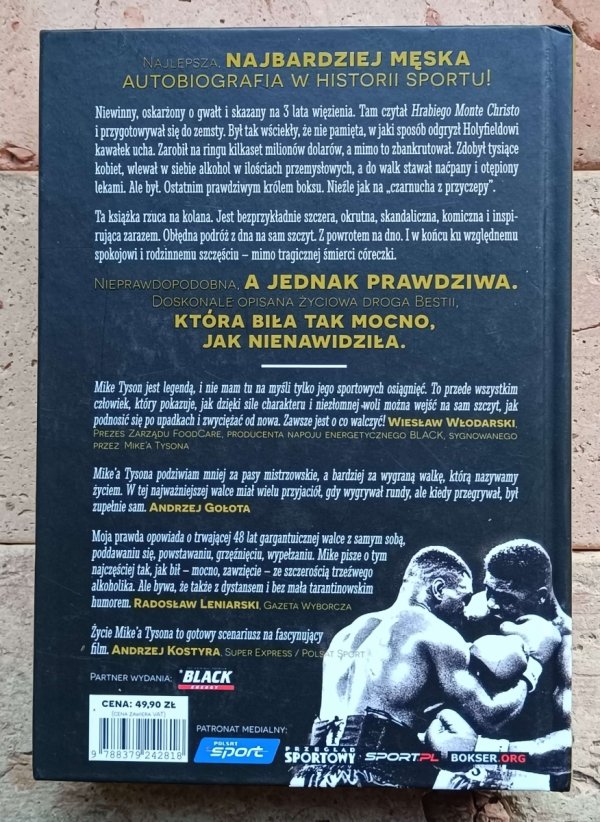 Larry Sloman, Michael Tyson - Mike Tyson. Moja prawda - okładka