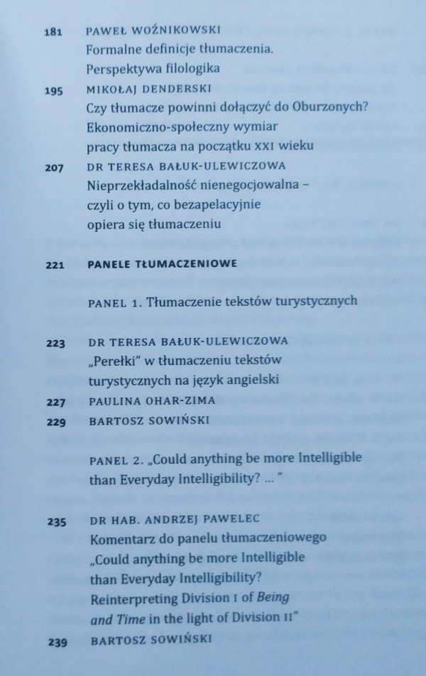 Wkład w przekład. Materiały pokonferencyjne