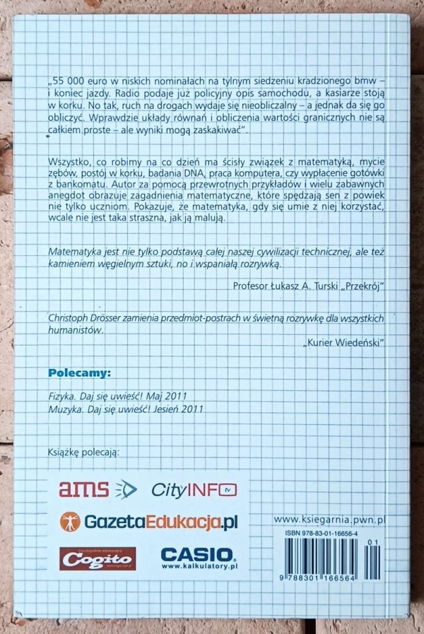 Christoph Drosser • Matematyka. Daj się uwieść! - okładka
