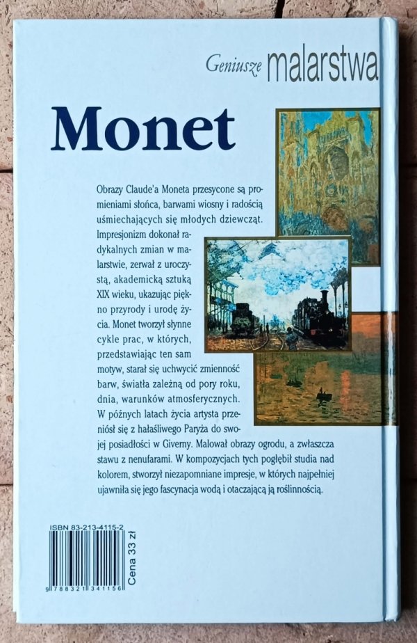 Geniusze malarstwa  Monet - okładka