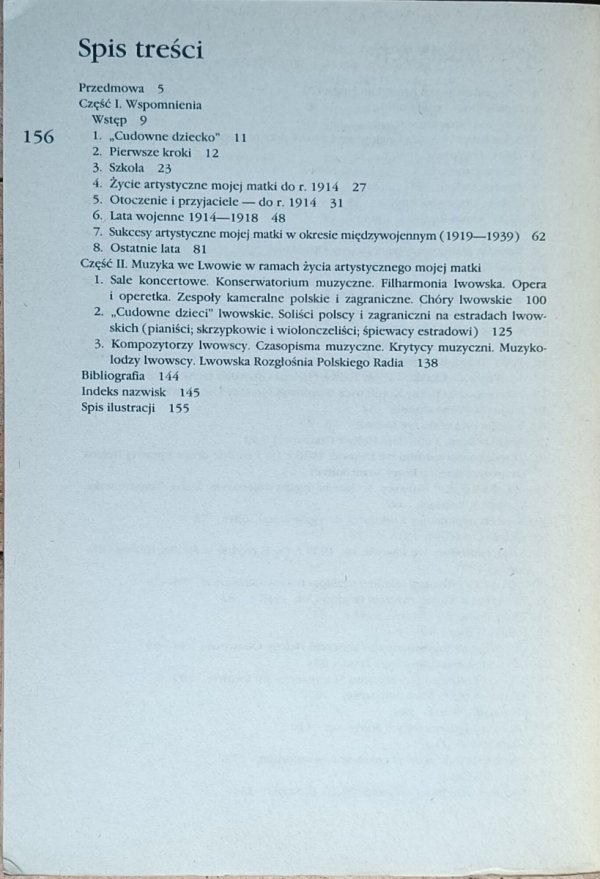 Zofia Ottawa-Rogalska • Lwy spod ratusza słuchają muzyki - spis treści