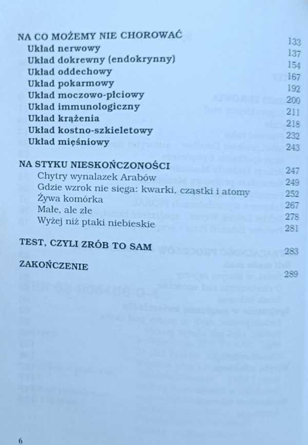 Kazimierz Piotrowicz • Leczenie przepływem informacji - spis treści