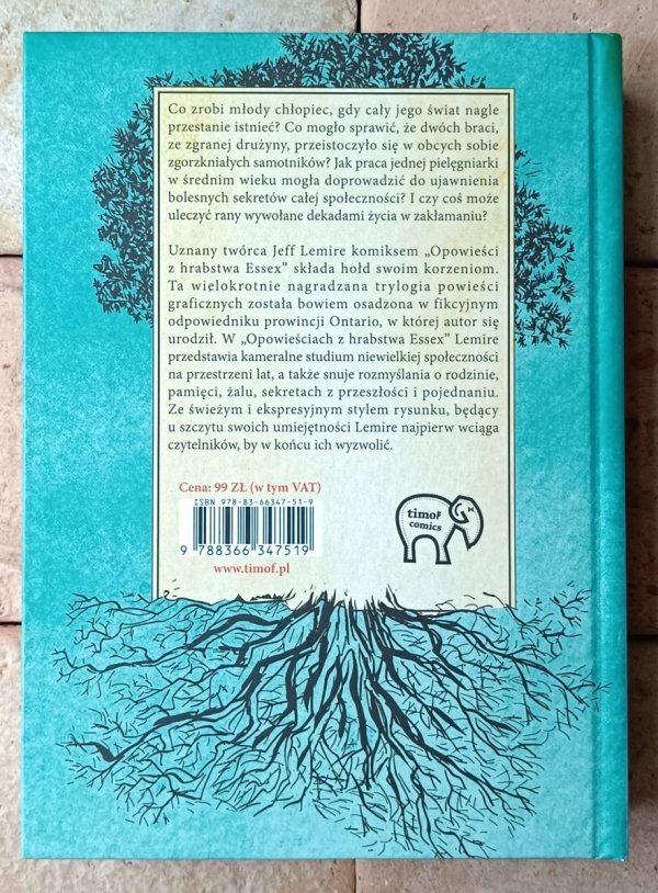 Jeff Lemire Opowieści z hrabstwa Essex - okładka