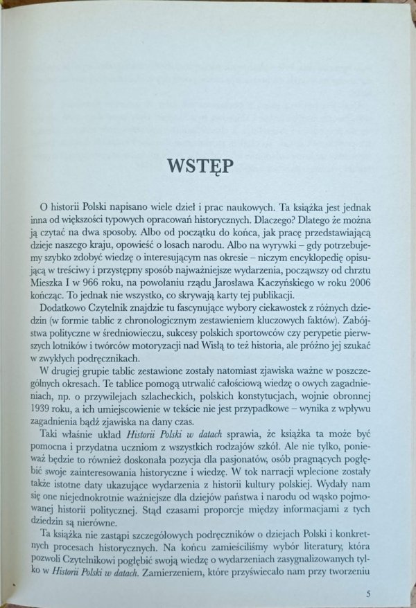 Wojciech Kucharski, Dariusz Misiejuk - Historia Polski w datach - wstęp