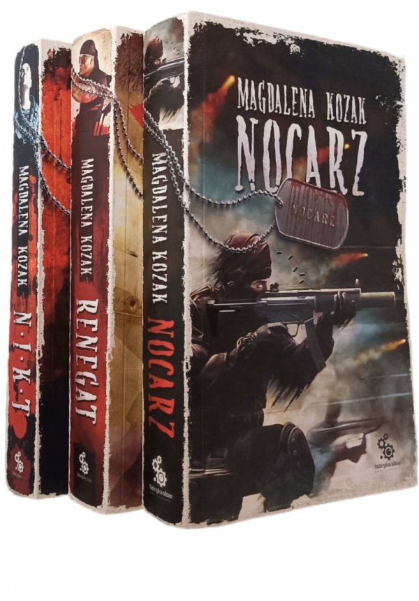 Magdalena Kozak x3 • Cykl Wampiry w ABW. Nocarz - Renegat - Nikt - okładka
