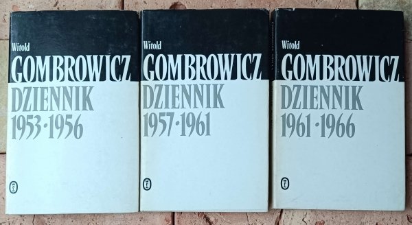 Witold Gombrowicz x3  Dziennik 1953-1966 | komplet | twarda - okładka