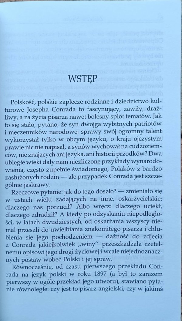 Zdzisław Najder Conrad wśród swoich - wstęp