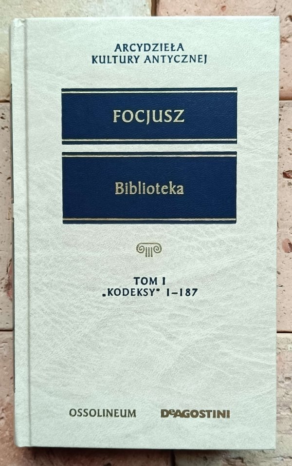 Focjusz - Biblioteka tom 1 Kodeksy 187 - okładka