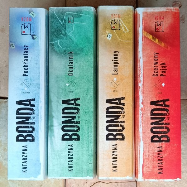 Katarzyna Bonda • Cykl Cztery żywioły Saszy Załuskiej [komplet 4 tomów]  - okładka