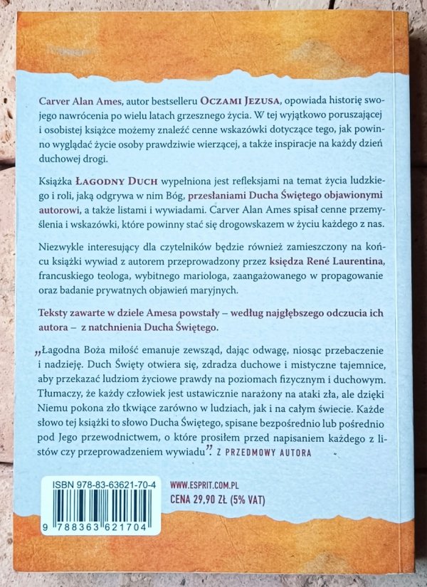 Alan Ames Łagodny Duch - okładka