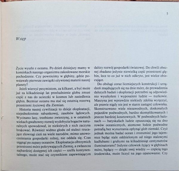 Jacek Gussmann Człowiek zdobywa głębiny - fragment