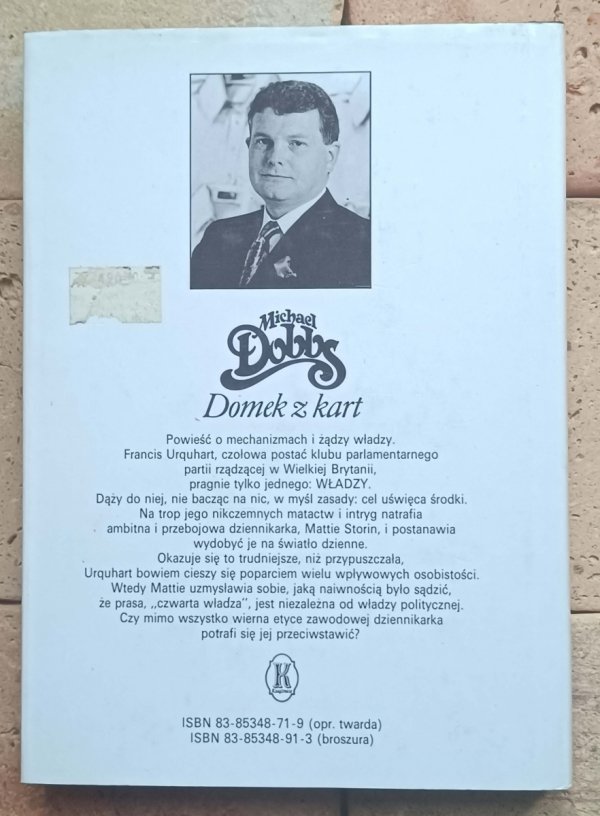 Michael Dobbs - Domek z kart  | House of Cards - okładka