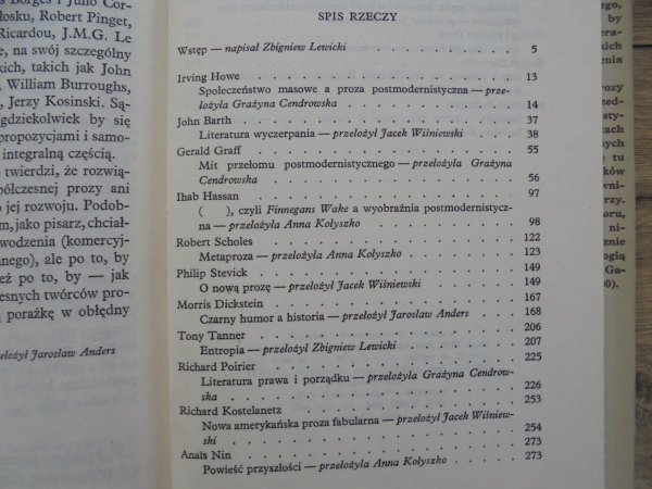 Nowa proza amerykańska. Szkice krytyczne