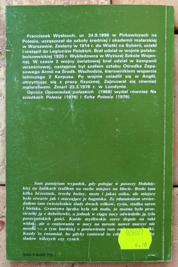 Franciszek Wysłouch • Opowiadania poleskie