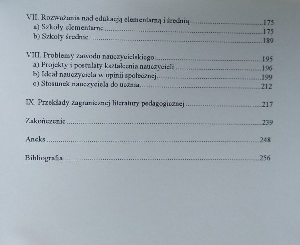 Jan Wnęk • Polska myśl pedagogiczna 1795-1863